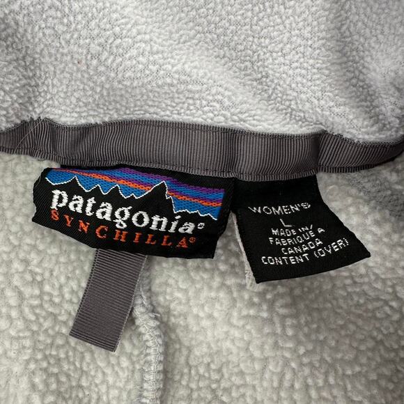 Vintage Patagonia Gray Synchilla Made in Canada tech vest. Woman’s size L - Picture 3 of 5